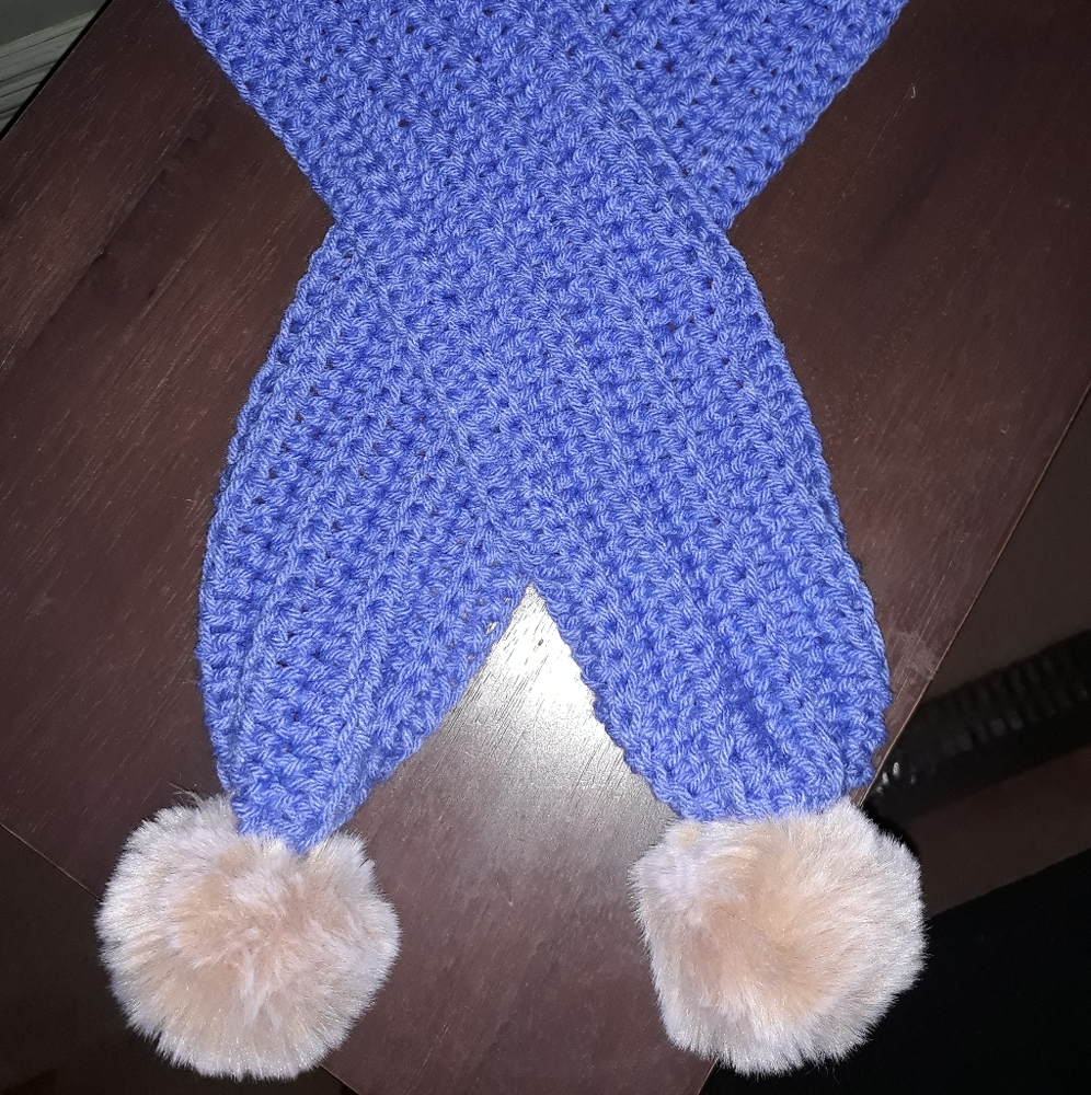 Handmade crochet scarf unisex